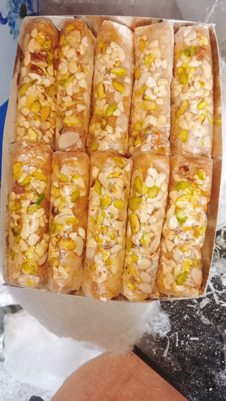 Fresh dry fruit pootarekulu from Atreyapuram